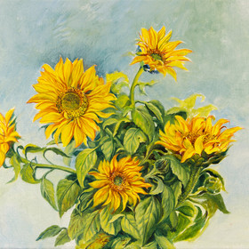 Peinture : Sunflowers - Oil on Canvas - 40 x 30 cm