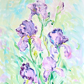 Violet Irises