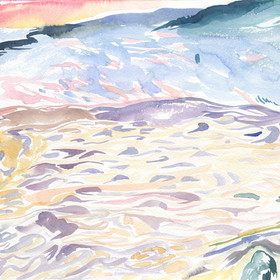Peinture : Seascape. Sestri Levante #2 - Watercolor on paper - 30 x 24 cm